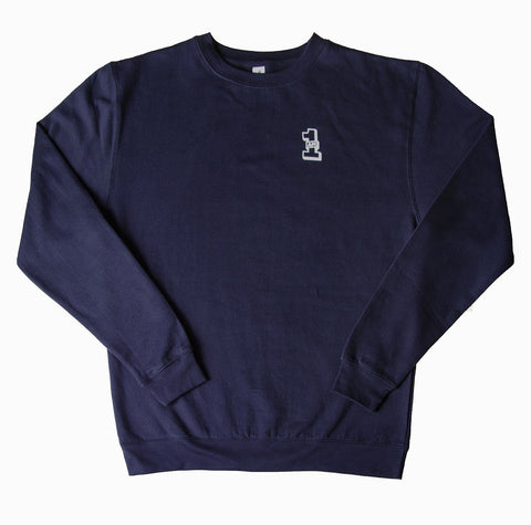 1AM Crewneck Sweater - Navy