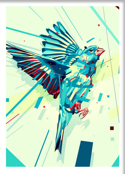 "Liberdade Abstrata Print II" by Arlin