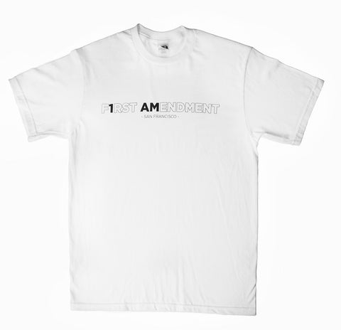 First Amendment x 1AM T-Shirt - White