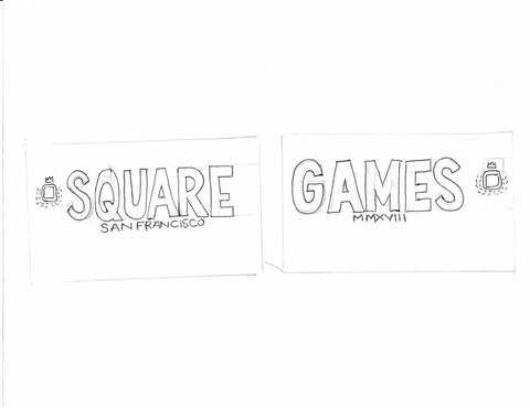 50% final payment for design and painting Square Games on 2 cargo containers