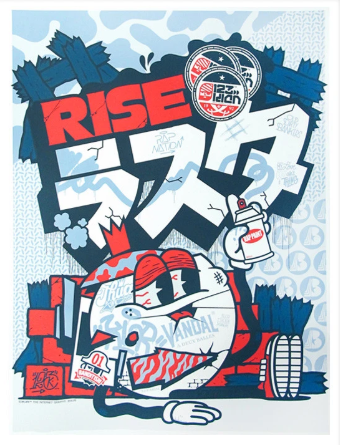 "Rise Rasta Graffiti" by 123 Klan